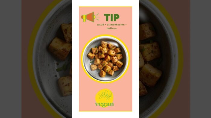 ¡Tofu en freidora de aire y sin una gota de aceite!