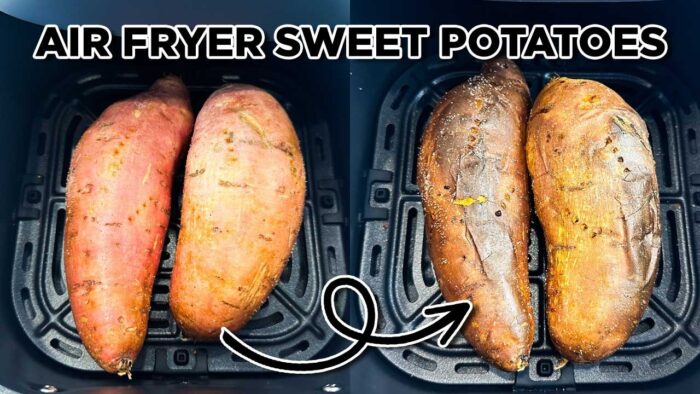 Air Fryer Baked Sweet Potatoes | Easy Sweet Potato Recipe