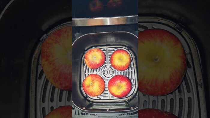 Air Fryer Dry Apples – The Best Way To Dehydrate Apples #dryapple #applechips #recipe #shorts #reels