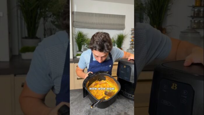Air Fryer Egg Yolk Omelette.