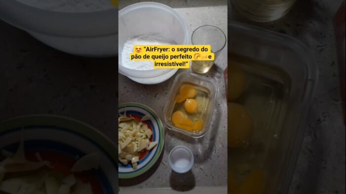 😍 “AirFryer 🍲: o segredo do pão de queijo perfeito e irresistível!”🥐🧀☕ #mineiro