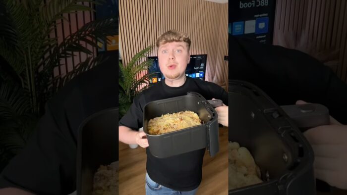 🍝 Airfryer Gnocchi-Auflauf in UNTER 20 MINUTEN!😱🔥#airfryer #kochen #rezept #auflauf #viral