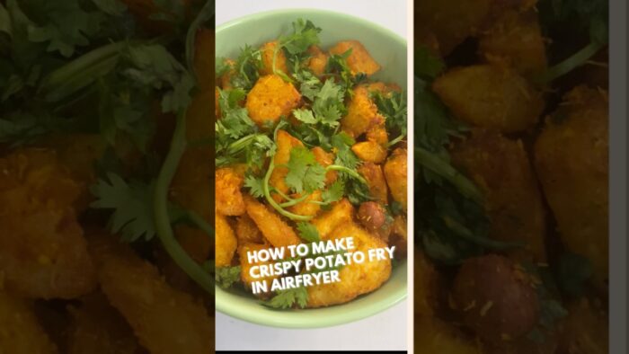Airfryer Series : Crispy potato fry #youtubeshorts #shorts #potato #airfryer #airfryerrecipes