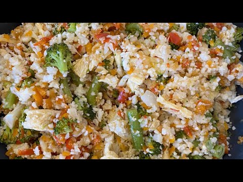 Arroz “Frito” de Coliflor en Thermomix