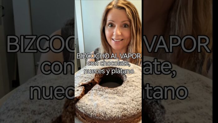 Así queda un BIZCOCHO AL VAPOR en THERMOMIX, SIN HORNO