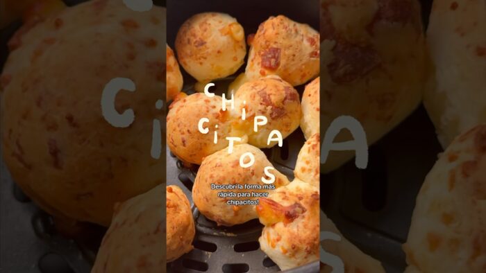 CHIPACITOS! La forma más rápida ✨ #GlutenFree #airfryer #chipa