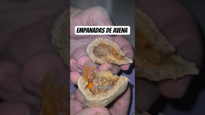 COMO HACER UNAS EMPANADAS DE AVENA EN FREIDORA DE AIRE FACILES Y SABROSAS #cocinafacil