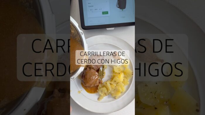 Carrilleras de Cerdo con Higos 🍖 #comida #thermomix #thermomixtm7 #receta