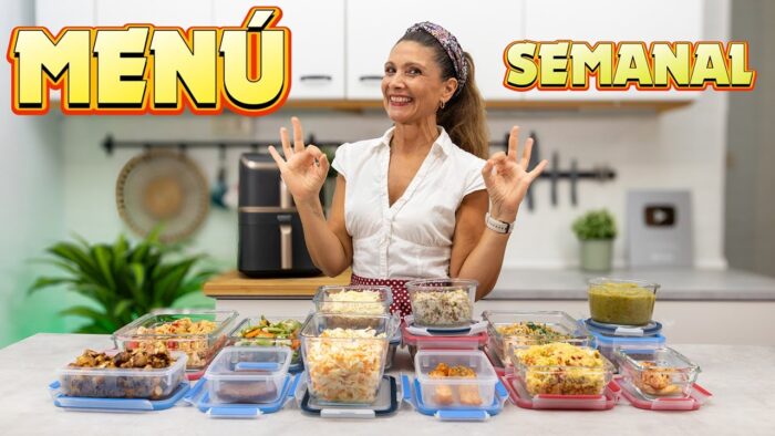 Cocina 2 HORAS y tendrás un MENÚ con almuerzos y cenas ESPECTACULAR