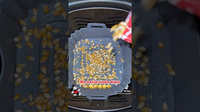 Cotufas en la freidora de Aire #shortvideos #cotufas #freidoradeaire #palomitas