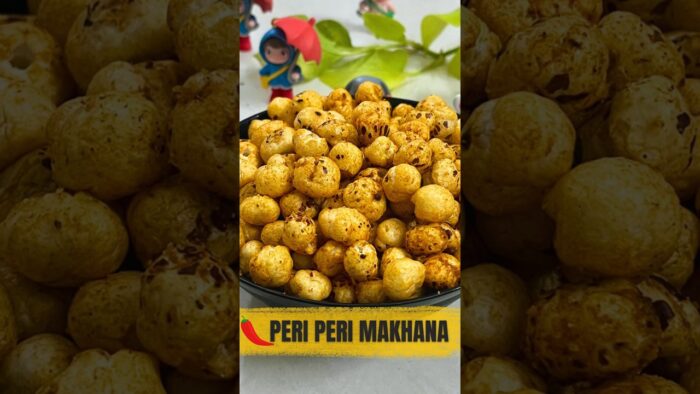 Crispy Peri Peri Makhana 😋 | Healthy Snack Recipe | Must-Try Air Fryer Snack | Flavours By Sheela