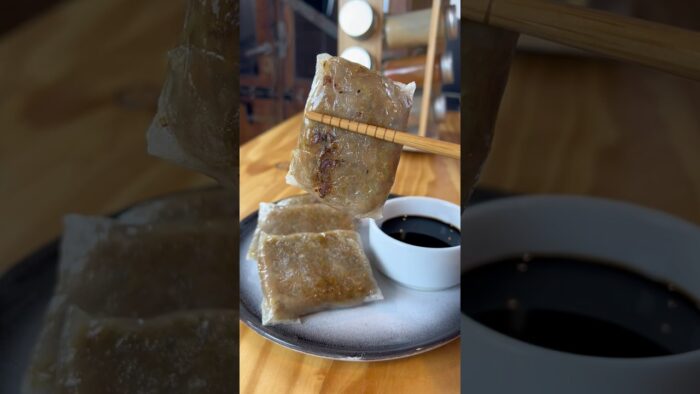 DUMPLINGS DE PAPEL DE ARROZ 🥟🍚 – Alicante #shorts #recetas #dumplings