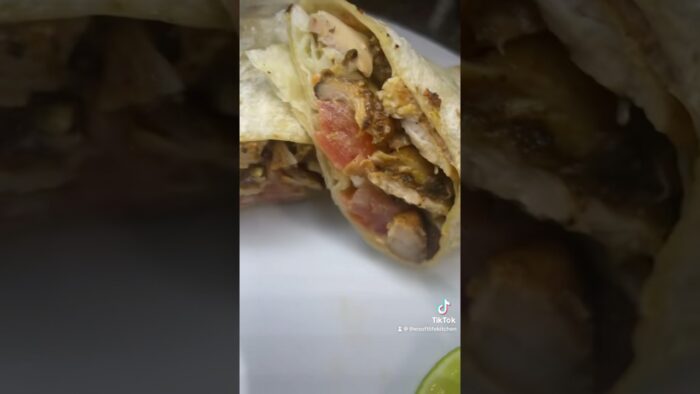 Delicious Jerk Chicken Wraps! | Air Fryer Recipe #KerkChicken