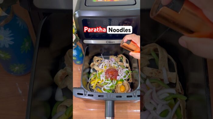 Do you have leftover paratha try this recipe In Airfryer #trendingshorts #viralairfryer #reels #food