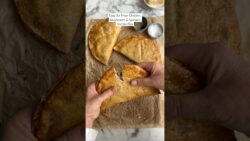Easy Air Fryer Chicken, Mushroom & Spinach Tortilla Pies #recipe