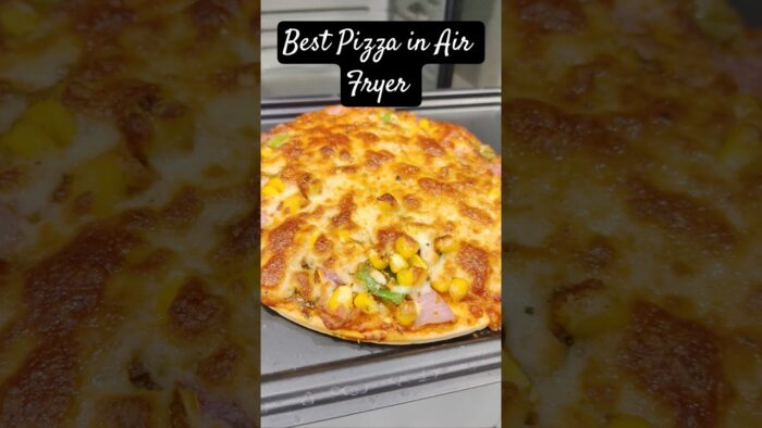 Easy Pizza Recipe in Air Fryer Oven 🍕 | Homemade best pizza recipe #pizza