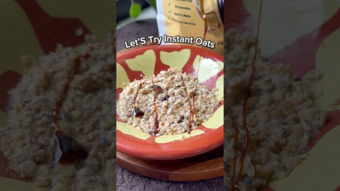 Easy and simple oats recipe!🥰#easybreakfastideas #airfryerrecipes #oatsrecipeforweightloss