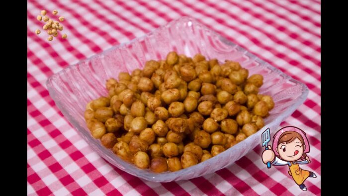 El más saludable y rico apetitivo echo en freidora de aire 😋 😋 garbanzos secos