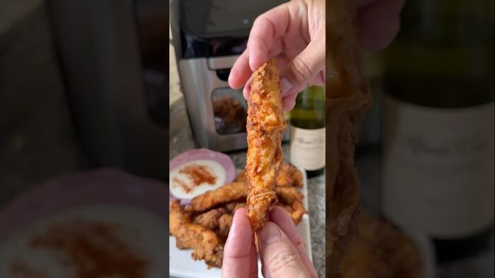 El mejor pollo frito en freidora de aire del condado! #argentina #food #receta #friedchicken #frito