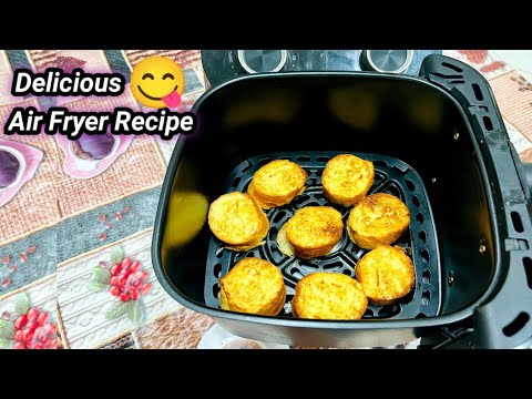 French Toast Recipe Air Fryer | bread recipes Malayalam | Air fryer recipes |Air fryer viral recipes