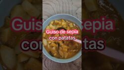 Guiso de sepia con patatas con Thermomix ¡DELICIOSO!