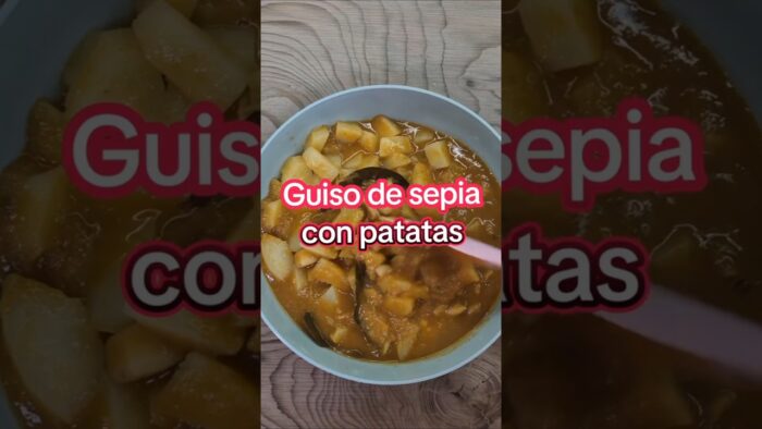 Guiso de sepia con patatas con Thermomix ¡DELICIOSO!