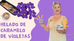 🍦🪻  HELADO DE CARAMELO DE VIOLETAS 🪻🍦  con Thermomix® #TM7