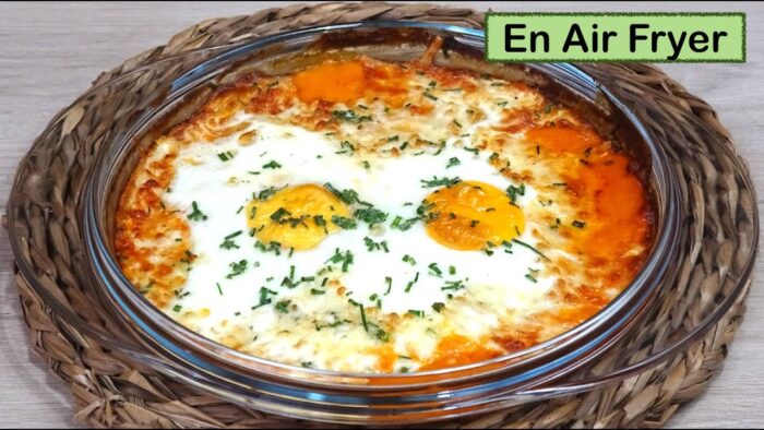 HUEVOS EN SALSA AURORA🥚 (Receta Rápida en FREIDORA DE AIRE) Air Fryer