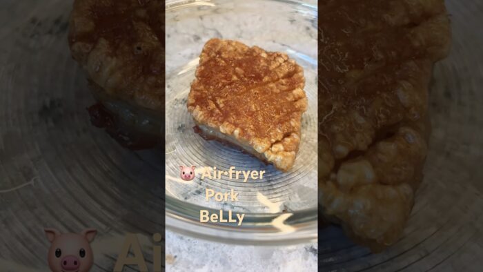 Have you ever tried Crispy Pork Belly? #airfryer #porkbelly #pork  #airfryeroven #airfryerlovers