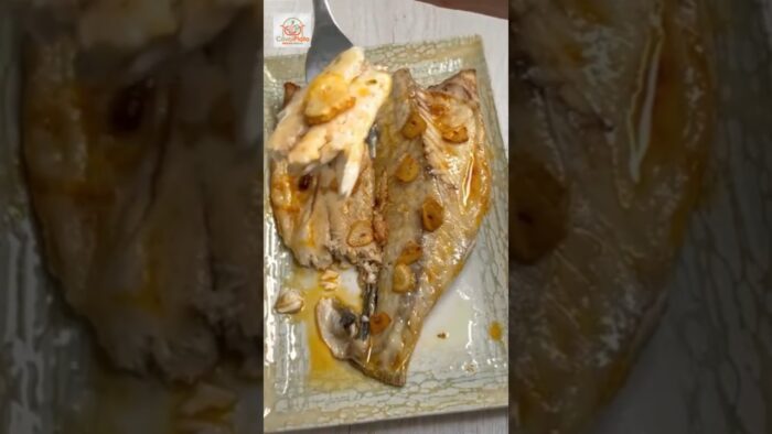 LUBINA 🐟😍👩🍳 en FREIDORA DE AIRE 😋, receta sana y sencillísima que sale deliciosa #cosori