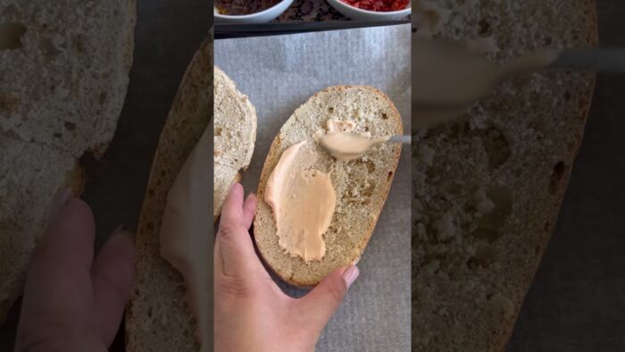 La mejor tosta en Airfryer 🍞 Fácil, rápida y deliciosa! 😋 #recetasfaciles  #freidoradeaire #recetas