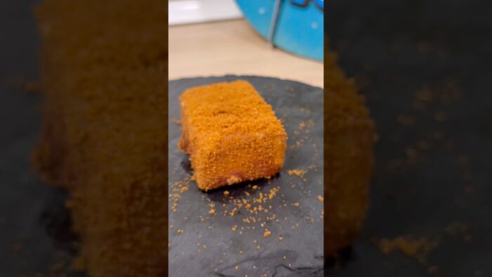 Leche frita en freidora de aire para vagos