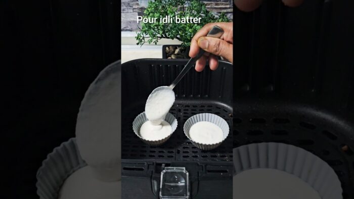 Let’s Try Idli in Air Fryer | Easy Breakfast Recipe #shorts #breakfast #idli #ytshorts #viral