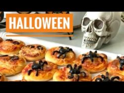 MINI PIZZA HALLOWEEN 🎃 #thermomix #halloween #pizza