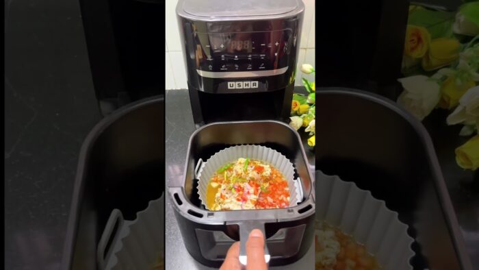 Masala Maggi Recipe In Air Fryer😋#shorts #viralshorts #trending #youtubeshorts #ytshorts #viral