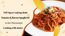 Modo de cocción abierta TM7 – Espaguetis con tomate y tocino en la Thermomix – Cocin ...