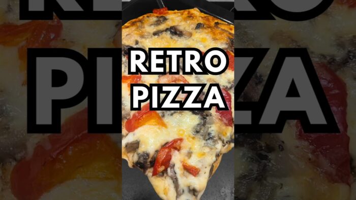 Najlepsza RETRO PIZZA jaką jadłeś! Grube ciasto z blachy – Thermomix + bez Thermomixa – spróbuj!