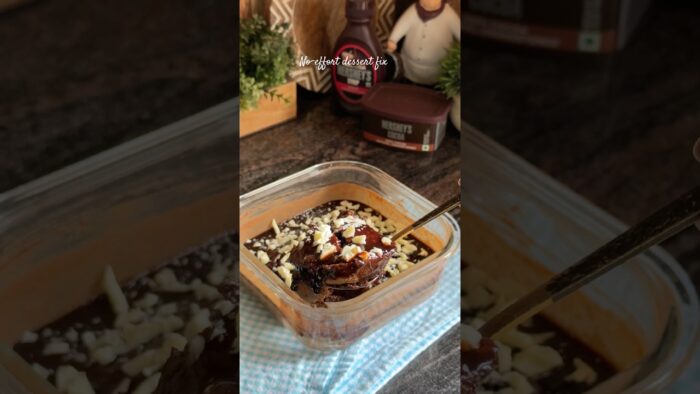 No effort dessert fix in Airfryer | Chocolate cake recipe #dessert