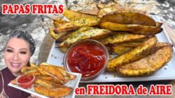 PAPAS FRITAS en FREIDORA de AIRE 🥔 Tipo GAJO, Extra CRUJIENTES | 15 MIN