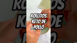 Palitos keto de pollo con queso 🧀 fáciles en freidora de aire