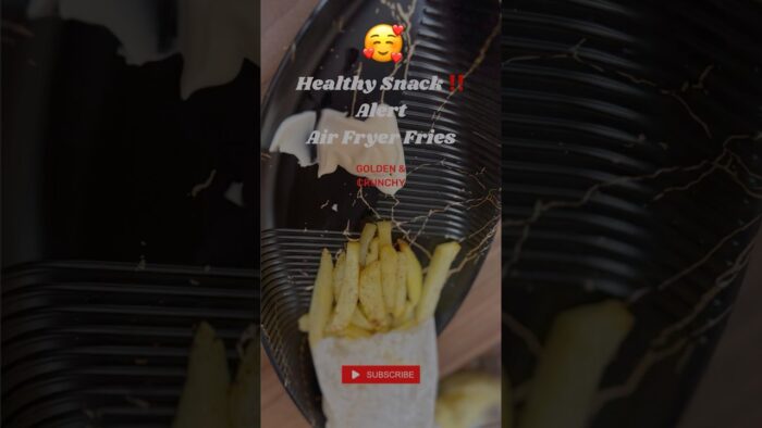 Perfect Homemade French Fries in Air Fryer | Quick Snack Recipe | #cooking #food #vlog #shorts