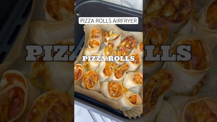 Pizza rolls en freidora de aire 🍕¡Listos en 10 minutos!