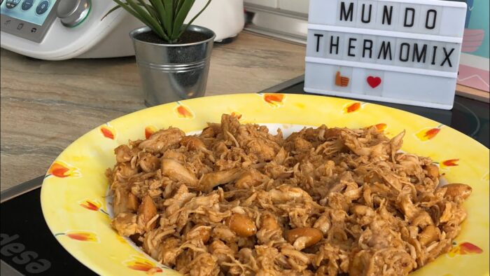 Pollo con almendras / Pollo con almendras en Thermomix