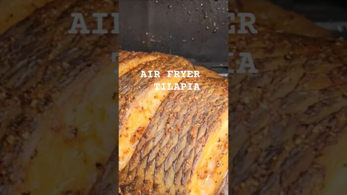 Quick & Easy Air Fry Whole Tilapia | Healthy Whole Air Fryer Fish #cooking #recipe #shorts #viral