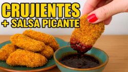 🎉RECETA EXPRÉS: Bocaditos de Pollo en AIRFRYER con Salsa Picante TOP