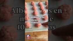 Receta de albóndigas caseras fáciles en Thermomix! Listas en menos de 10 minutos!