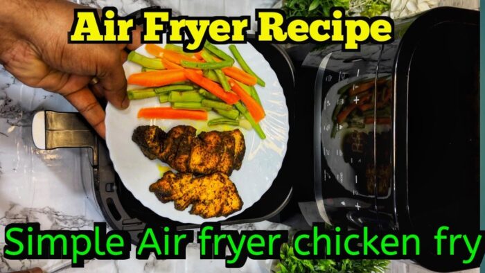 Receta de pechuga de pollo en freidora de aire | Prepara un pollo jugoso y saludable con una cest…