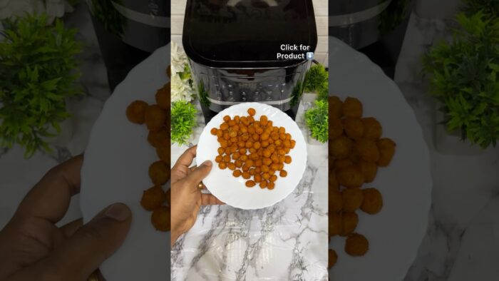 Receta de salsa de soja crujiente en freidora de aire | Refrigerio proteico saludable | Refrigeri…