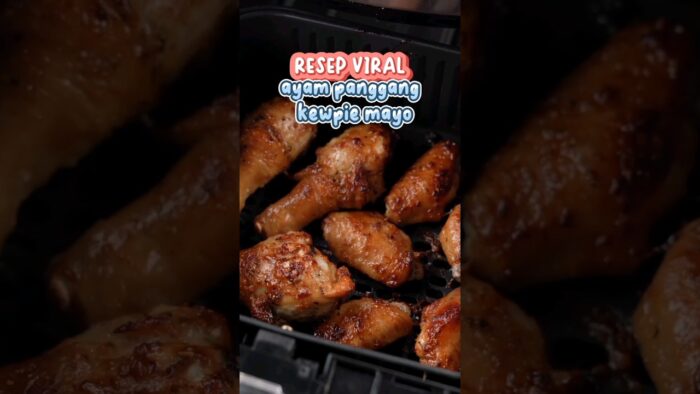 Resep Viral – Ayam Panggang Kewpie Mayo Airfryer #shortsvideo #resepsimple #shortsvideoviral
