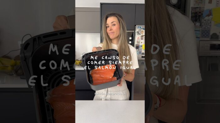 Salmón en Air Fryer delicioso #recetasfaciles #recetas #receta ￼